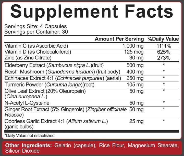 Имунен защитник | Максимална имунна поддръжка 120 капсули
