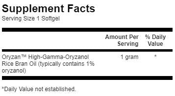 Масло от оризови трици 1000 mg / гама oryzanol 90 гел капсули