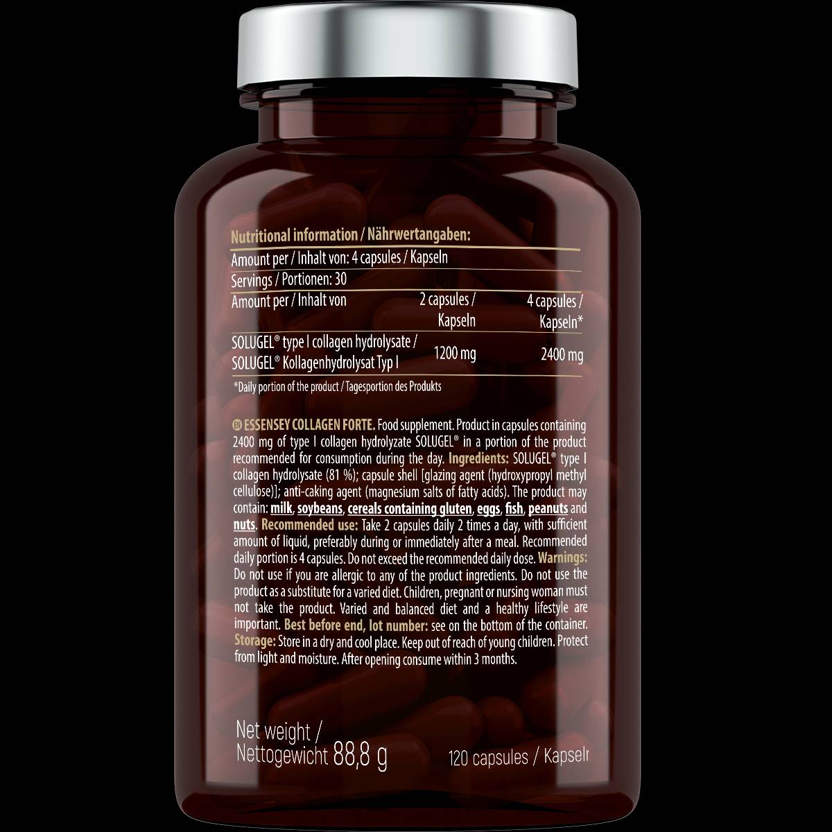 Collagen Forte 600 mg - 120 капсули