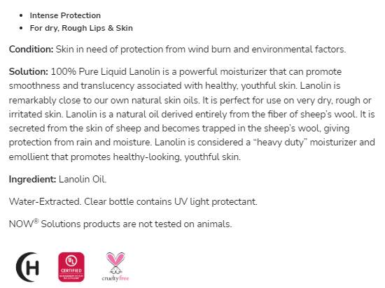 Течен ланолин | 100% чиста интензивна защита - 118 ml