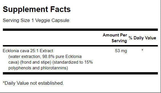 Екстракт от Ecklonia cava 53 mg - 30 капсули