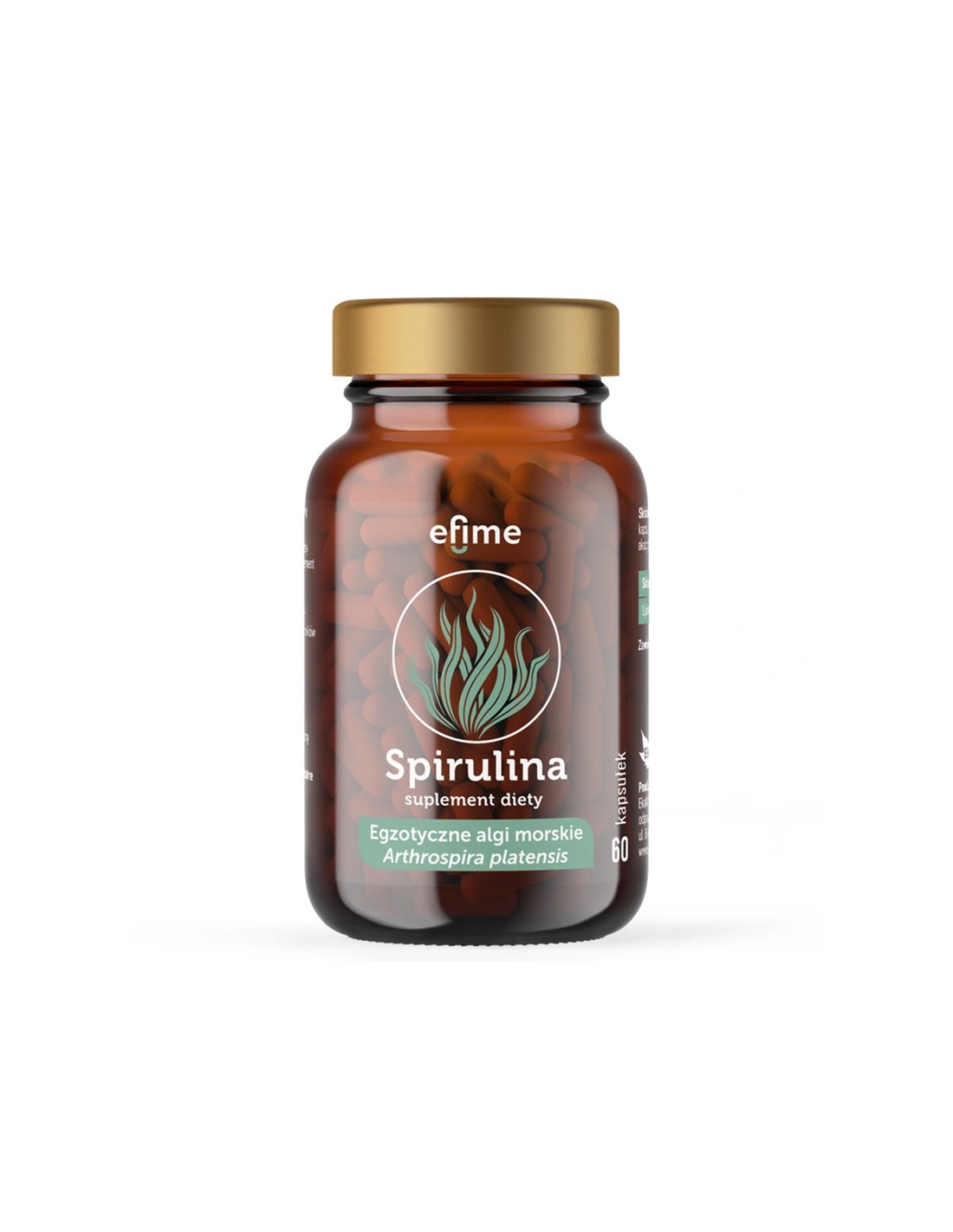 За анемия и умора на желязо - Spirulina efime, 380 mg x 60 капсули