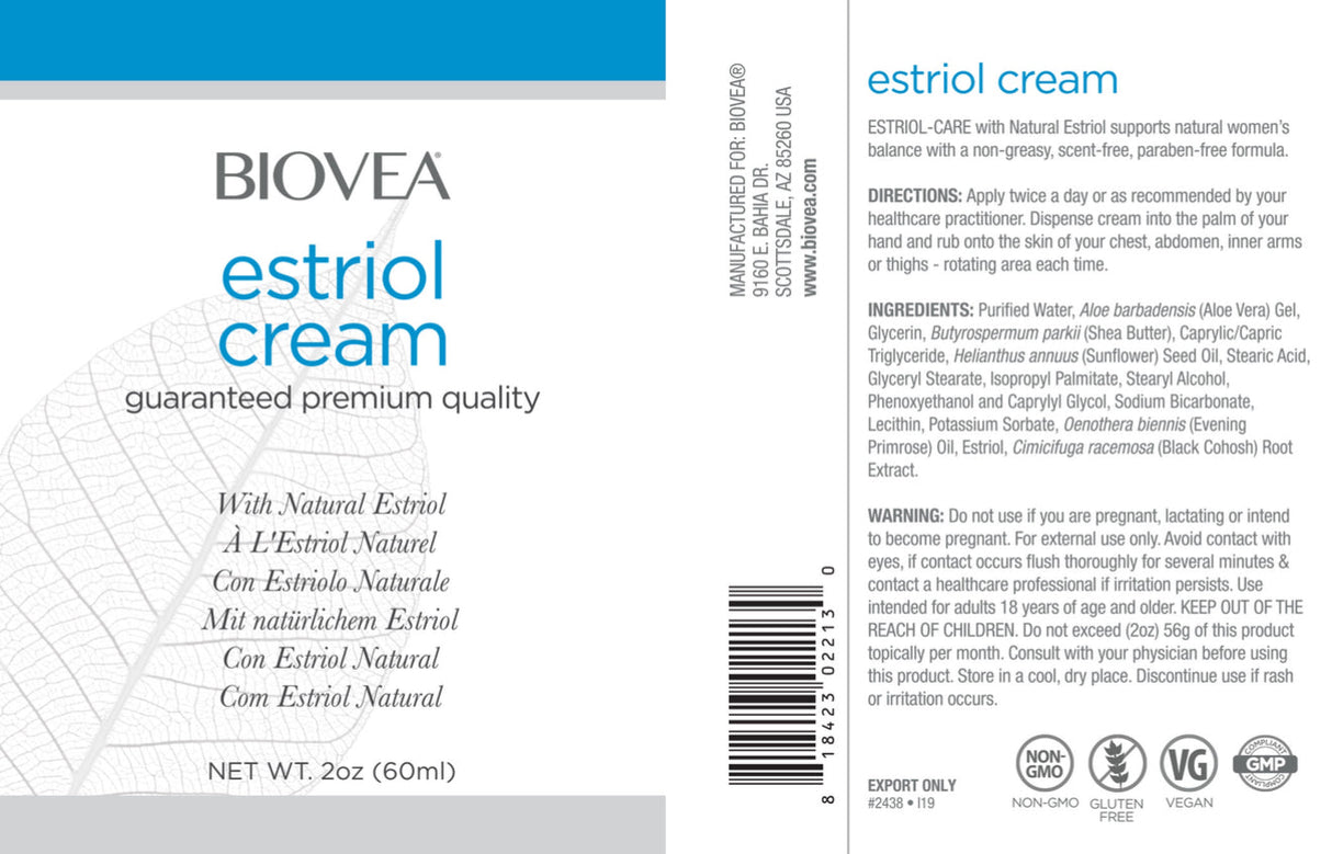 <tc>Biovea</tc> ЕСТРИОЛ КРЕМ 60 мл. / <tc>Biovea</tc> ЕСТРИОЛ КРЕМ
