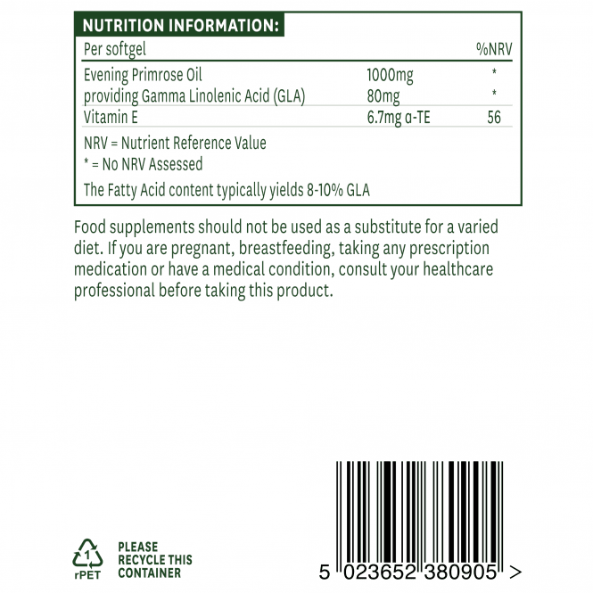 Вечерно масло от иглика 1000mg 180 меки капсули Naturesaid