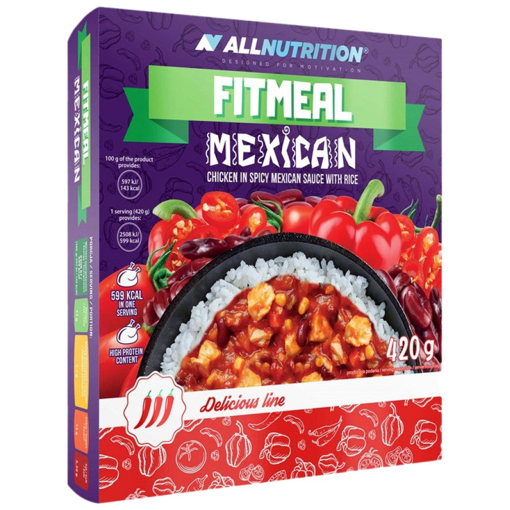 Мексиканец на Fitmeal | Готово за хранене с високо съдържание на протеини-420 грама