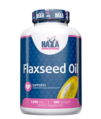 Маслото от ленени семена органично 1000mg. / 100 Softgels