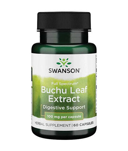 Пълен спектър Buchu Leaf 4: 1 Екстракт 100 mg - 60 капсули
