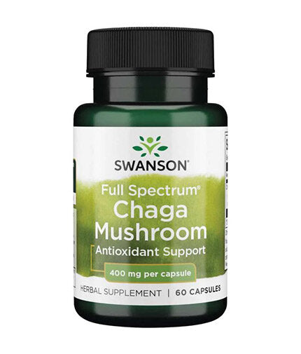 Пълен спектър Chaga гъба 400 mg - 60 капсули