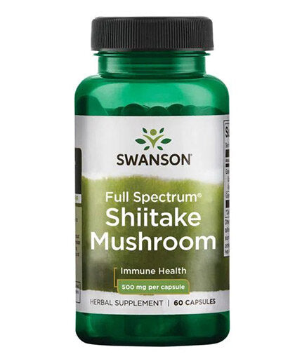 Пълен спектър Shiitake гъба 500 mg - 60 капсули