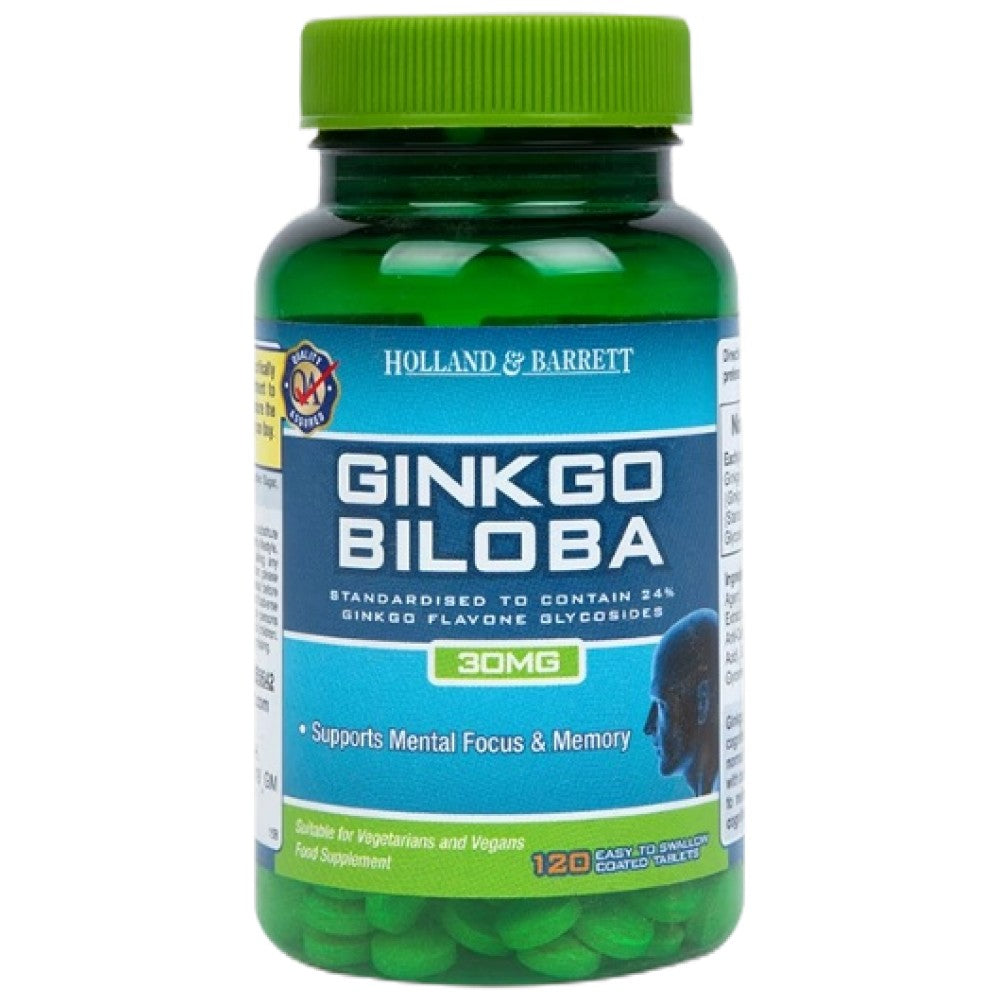Ginkgo biloba 30 mg - 120 капсули