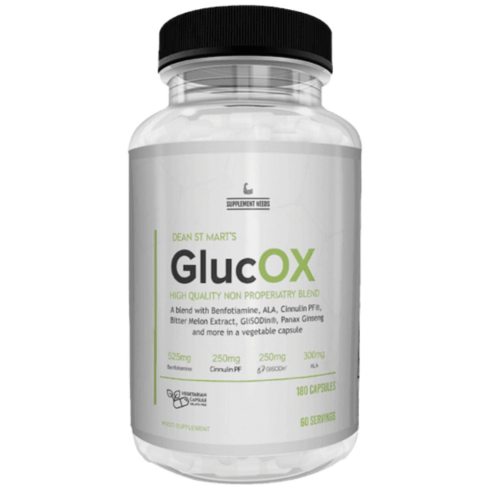 Glucox | Формула за изхвърляне на глюкоза 180 капсули