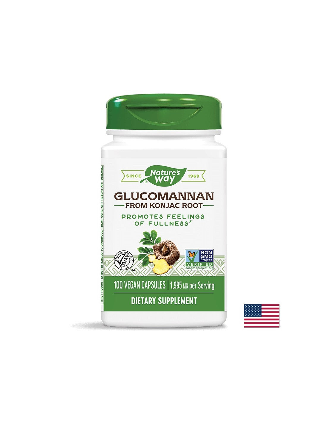 Glucomannan 665 mg - 100 капсули