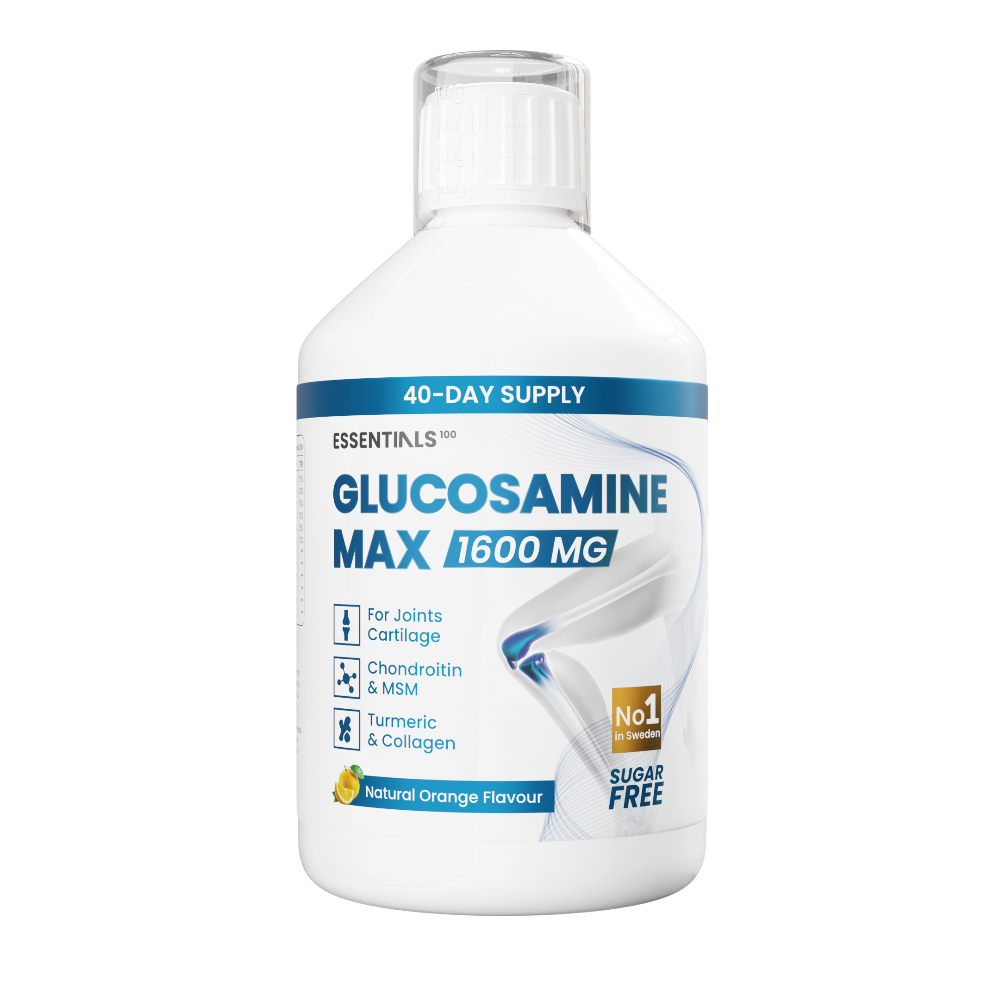 Glucosamine MAX with collagen type 2, MSM, Chondroitin (40/20 doses, 500 ml) - Nutra Best Europe