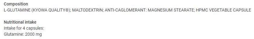Glutamine Kyowa® 2000 mg - 120 капсули