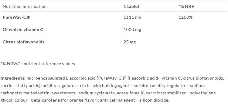 Gold Vit C 1000/Effervescent - 20 ефервесцентни таблетки