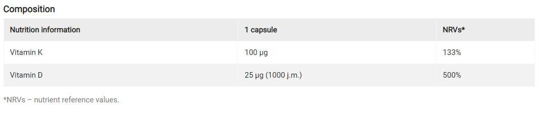 Gold Vit K2 Plus 30 капсули <tc>Olimp</tc>