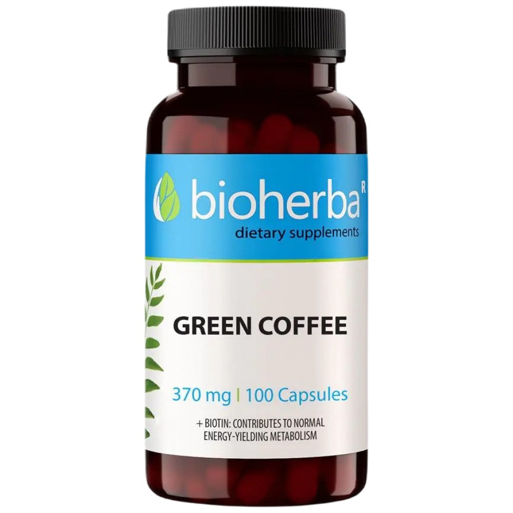 Зелено кафе 370 mg - 100 капсули