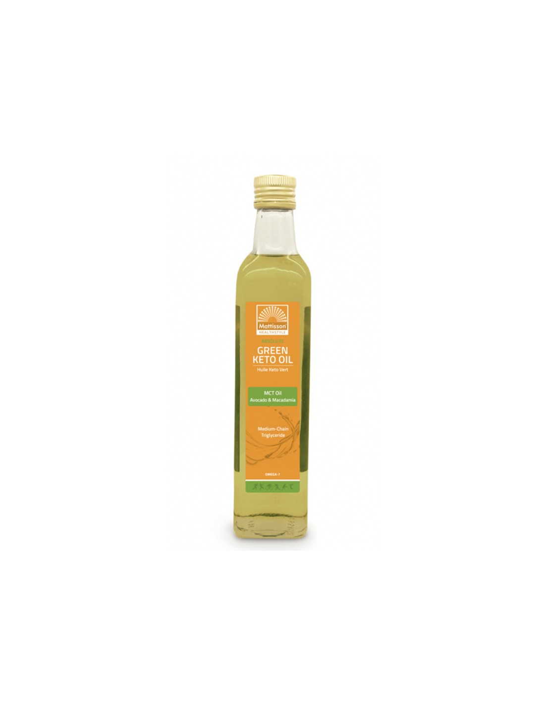 Сърдечно-съдова система - Green Keto Oil - MCT, Авокадо и Макадамия, 500 ml <tc>Mattisson Healthstyle</tc>