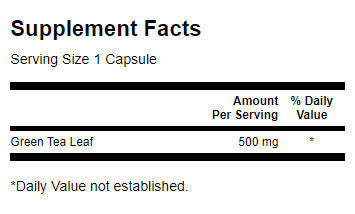 Зелен чай 500 mg - 30 капсули