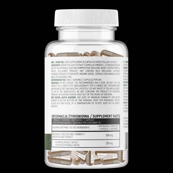 Зелен чай 500 mg / vege 90 капсули