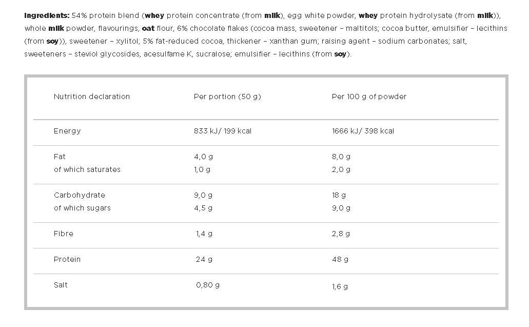Здравей протеин Брауни 500 грама