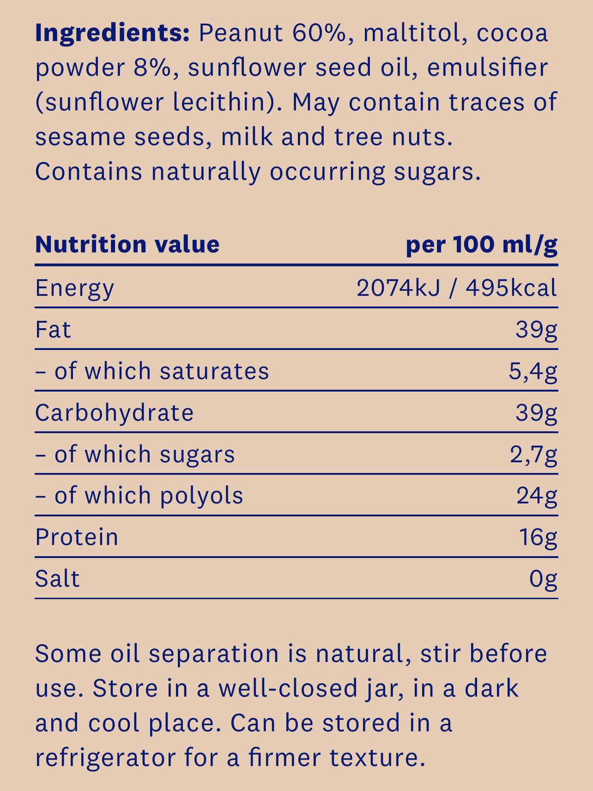 <tc>HealthyCo</tc> фъстъчено масло шоколад 350гр.