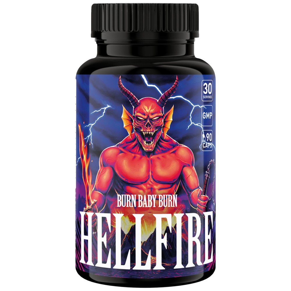 Hellfire | С Forskolin, зърна от рая и зелен чай - 90 капсули