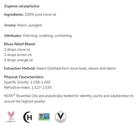 Маслото от карамфил | 100% чист евгения caryophyllus - 30 ml