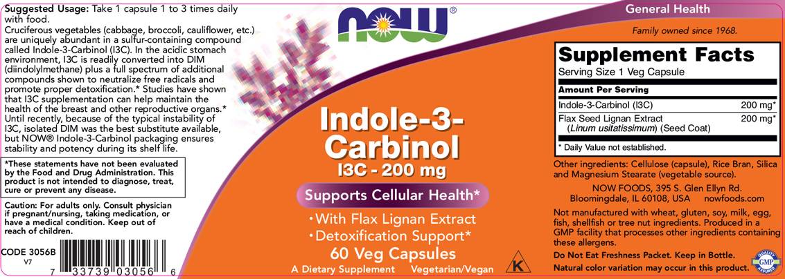 Индол-3-карбинол (I3C) 200 mg-60 капсули