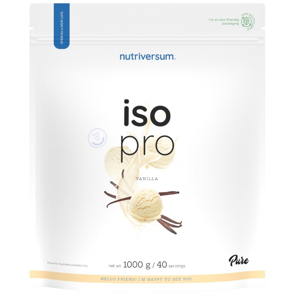 Iso pro pure Whey | Изолат с N -Zyme система - 1000 грама