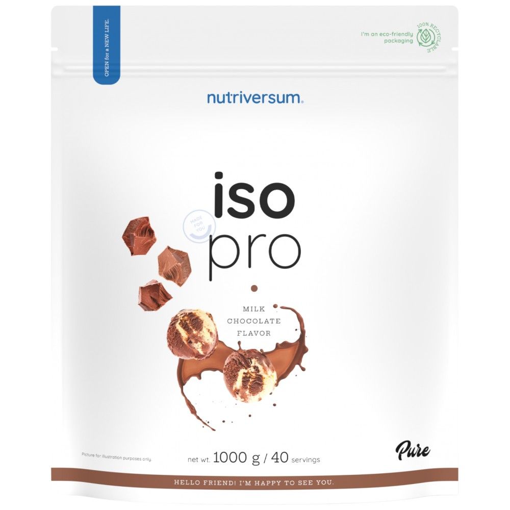 Iso pro pure Whey | Изолат с N -Zyme система - 1000 грама