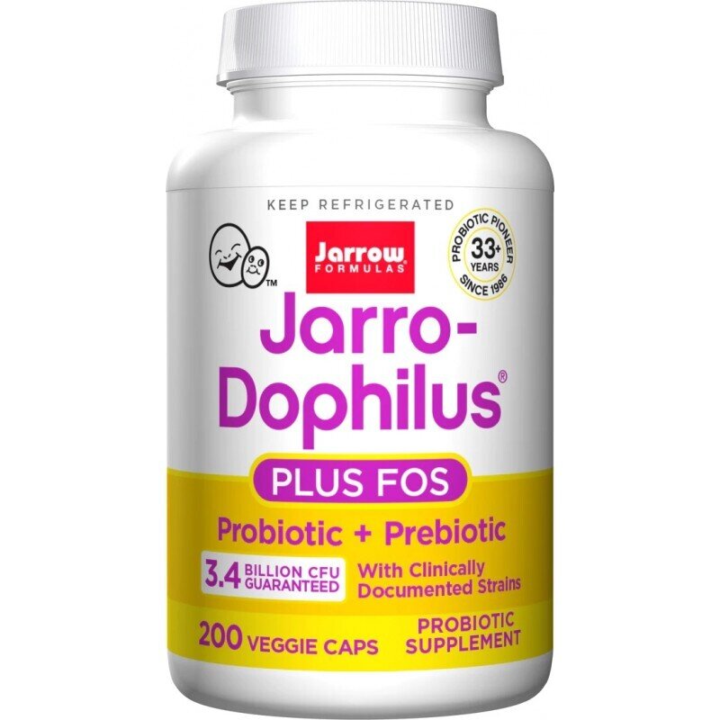 Jarro-Dophilus®+Fos (3.4 B. CFU) / 200 капачки