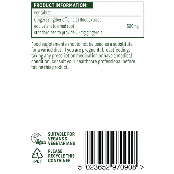 Джинджифилов корен 500mg 90 таблетки Naturesaid