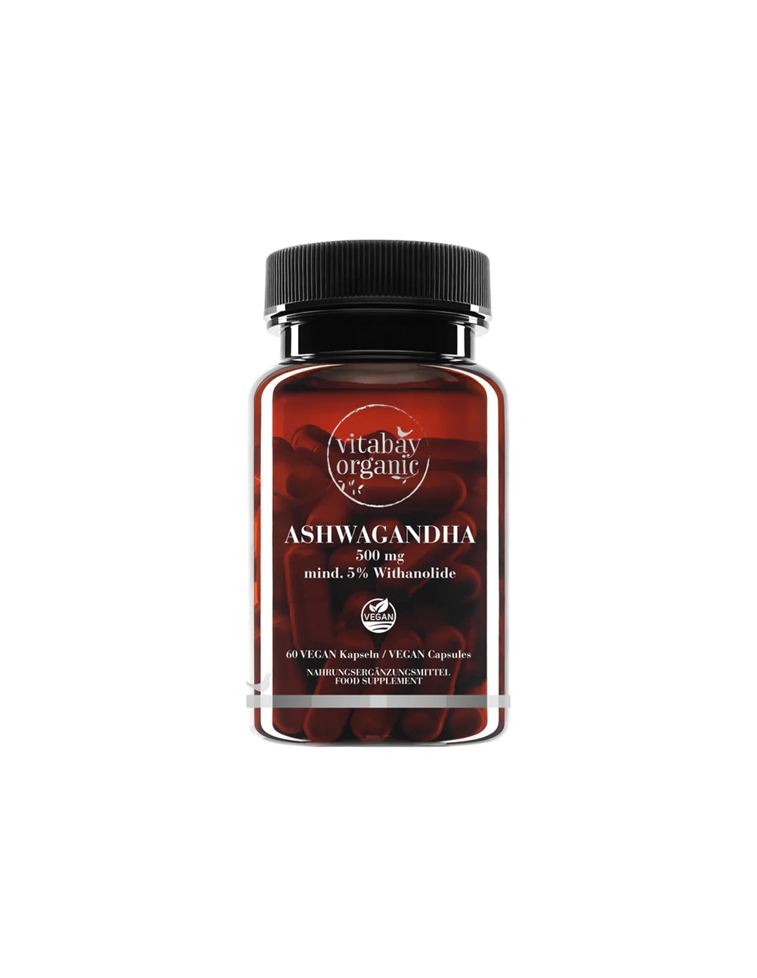 Стрес и добро настроение - Ashwagandha KSM -66 Organic, 500 mg x 60 капсули