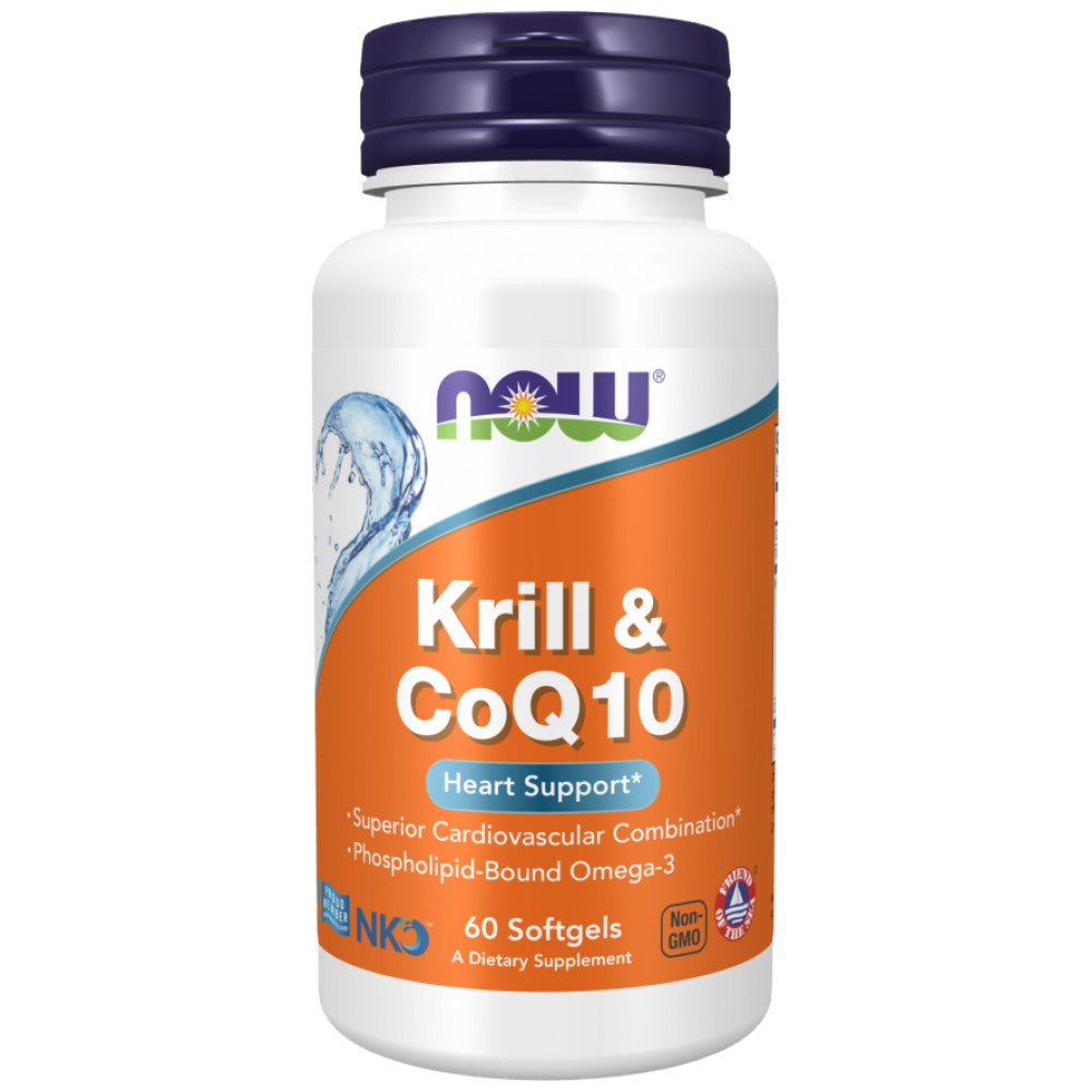Krill & Coq10 | Превъзходна сърдечно -съдова комбинация - 60 гел капсули