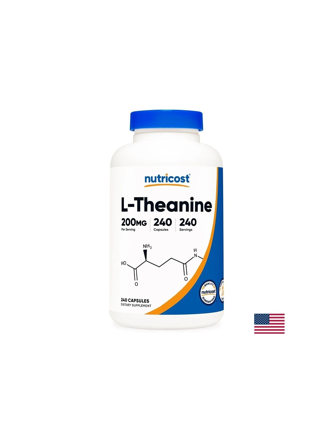 Стрес и добро настроение - L -теанин, 200 mg x 240 капсули