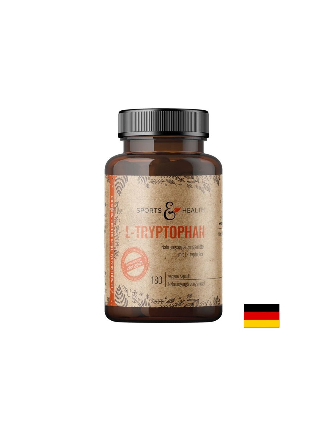 Стрес и добро настроение - L -Tryptophan, 500 mg x 180 капсули