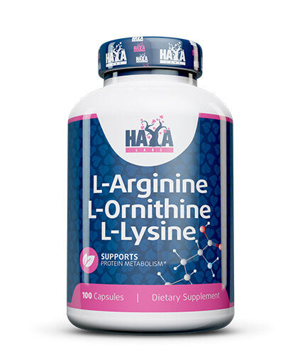 L-аргинин / l-ornithine / l-lysine / 100 капачки.