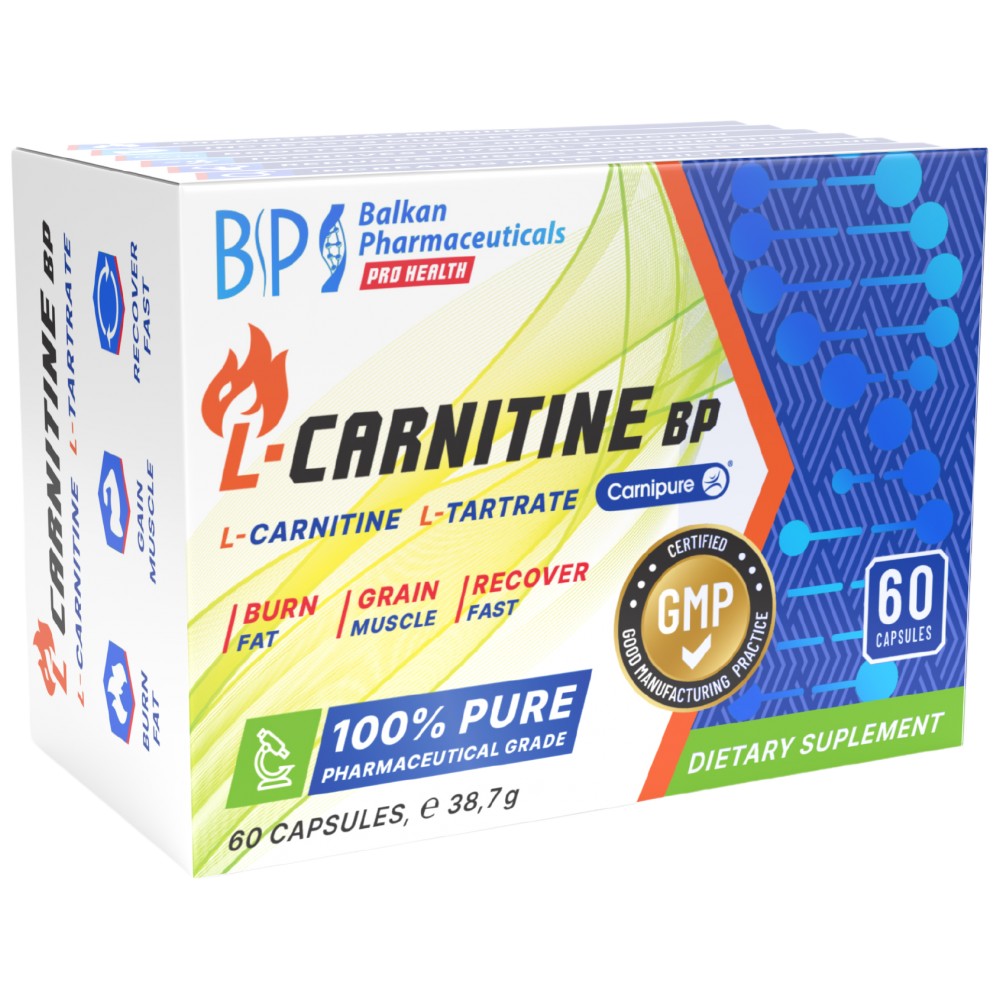 L-карнитин bp | Carnipure® - 60 капсули