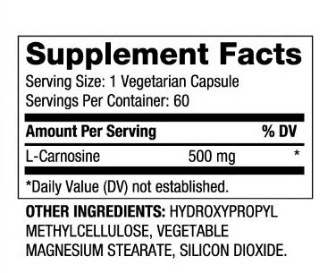 L-карнозин 500 mg / 60 капачки