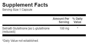 L -Glutathione 100 mg - 100 капсули