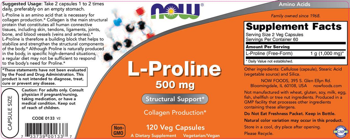 L -Proline - 120 капсули