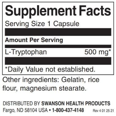 L -tryptophan 500 mg / 60 капачки - 0