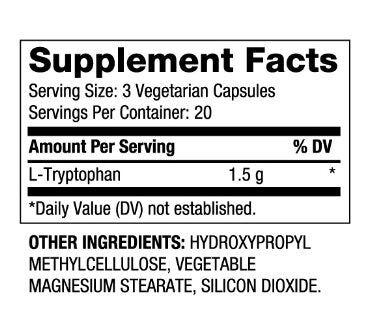 L-tryptophan 500 mg 60 капачки