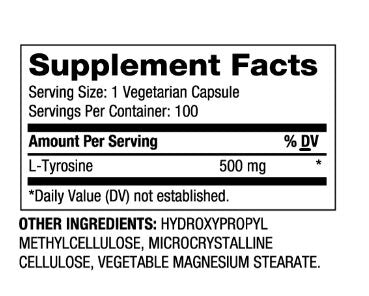 L-тирозин 500 mg / 100 капачки