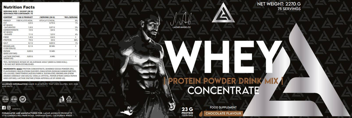 La Whey Protein Powder Drink Mix | Концентрат - 1000 грама