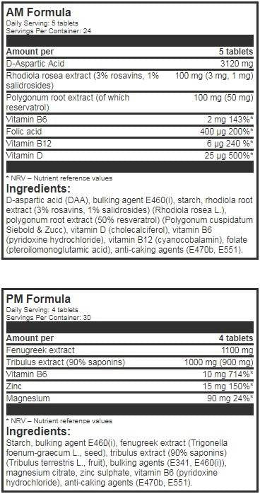 Формула Levrotest AM/PM - 2 x 120 таблетки