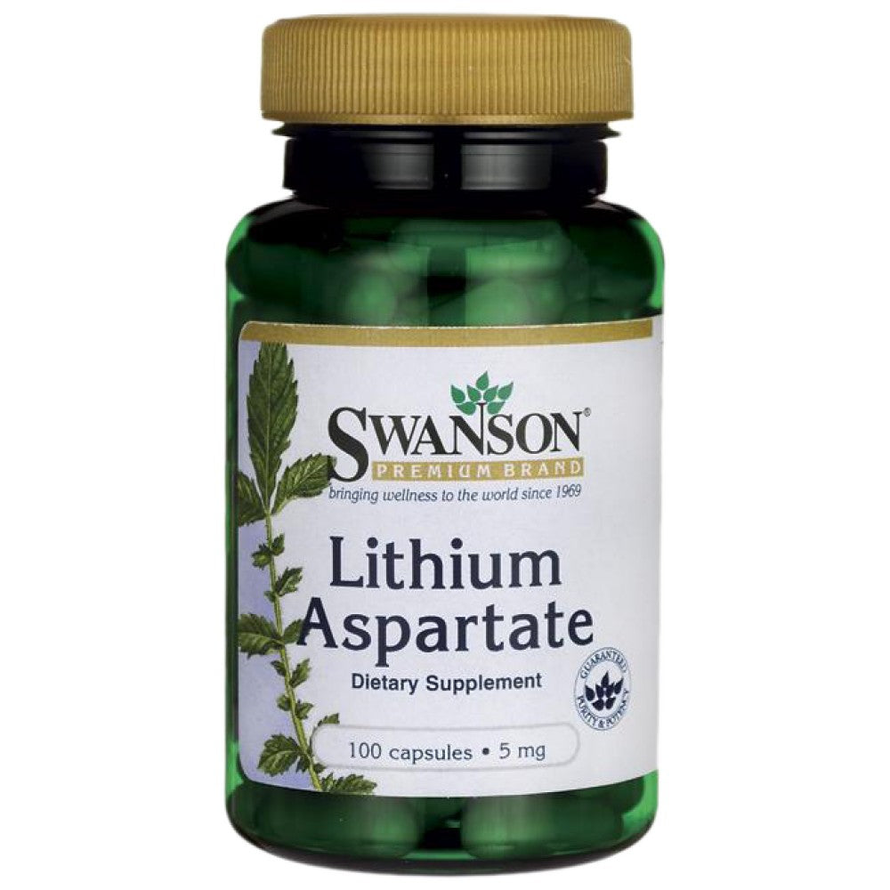 Литиев аспартат 5 mg 100 капсули