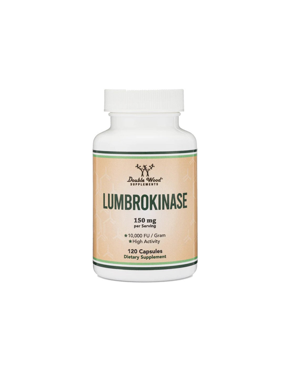 Сърдечно-съдова система, Лумброкиназа (Lumbrokinase), 150 mg/120 капсули <tc>Double Wood</tc>