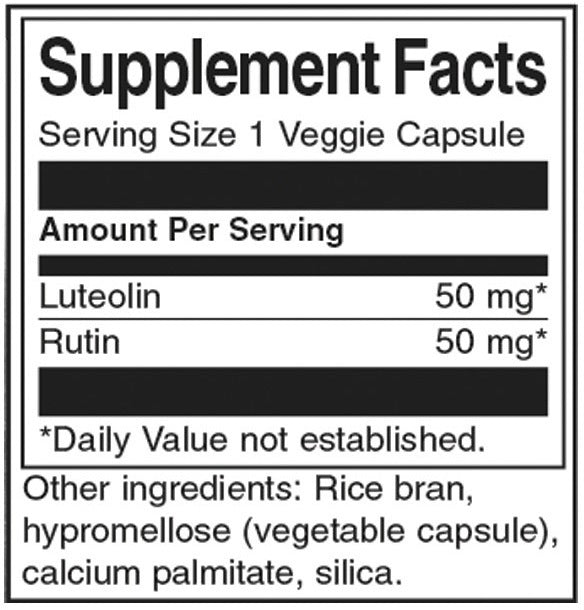Лутеолин комплекс 100 mg - 30 капсули